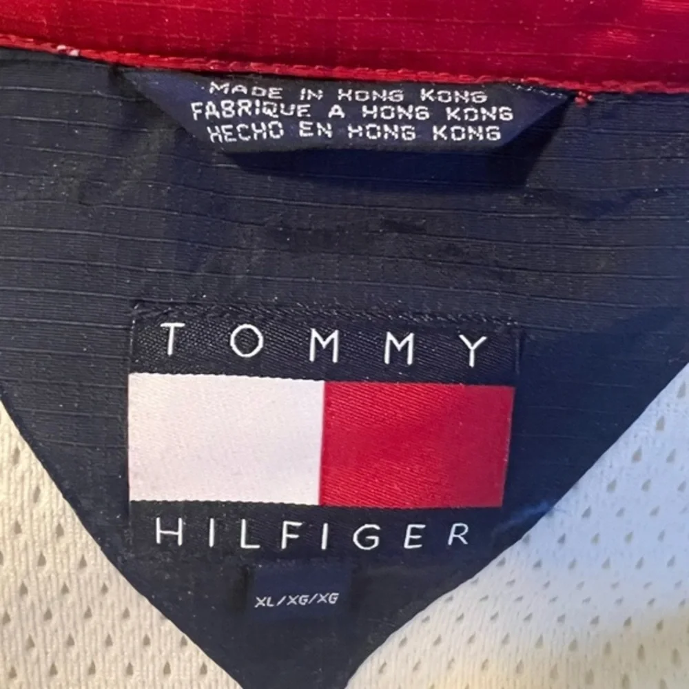 Vintage Tommy‎ Hilfiger XL Yacht Sailing Balaclava Tech Windbreaker Style Jacket